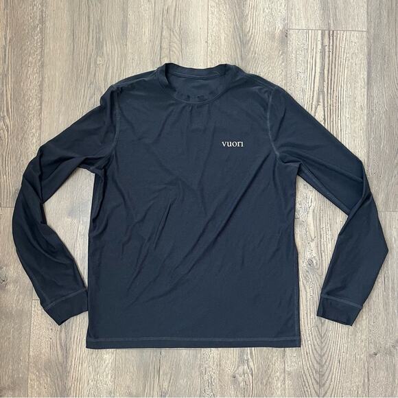 Vuori Men's Uluwatu 2.0 Water Tee Dark Gray Sz S - Picture 3 of 5